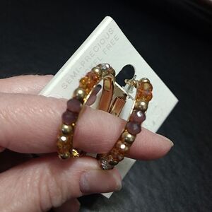 Est. 1946 semi-precious nickel free earrings